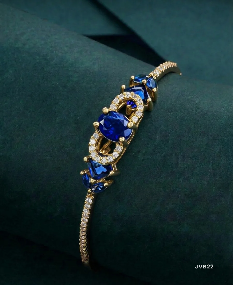 Oval Center Infinity Halo AD Bracelet